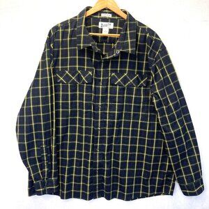 Duluth Untucked Snap Up Shirt‎ Mens 3XL Standard Fit Plaid Long Sleeve Outdoor